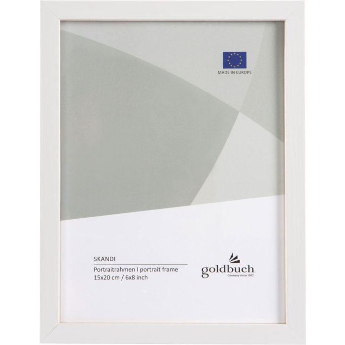 Dřevěný fotorámeček Goldbuch Skandi 15x20 cm bílý
