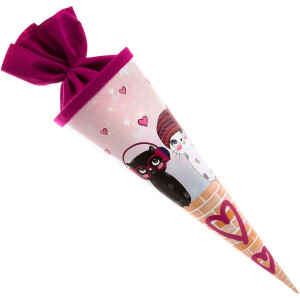 Goldbuch sourozenecká taška Music for Cats umělecký tisk plstěné zapínání 35 cm