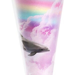 Školní kužel 35 cm delfínů