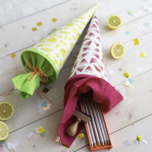 Goldbuch školní kužel 35 cm Hot Stuff - citrony