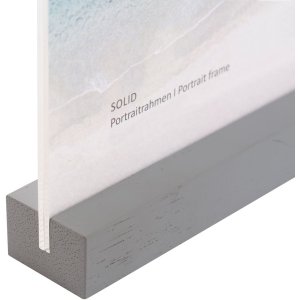 Akrylový fotorámeček Solid 13x18 cm šedý
