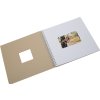 HNFD Spirálové album Khari taupe metalic 33x33 cm 50 bílých stran