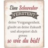 Textová cedule 13x15 cm - Clayre & Eef 6Y3642D