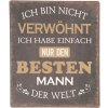 Textová cedule 13x15 cm - Clayre & Eef 6Y3645D