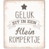 Textová cedule 13x15 cm - Clayre & Eef 6Y3648NL