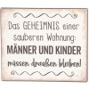 Textová cedule 15x13 cm - Clayre & Eef 6Y3656D