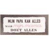 Textová cedule 30x13 cm - Clayre & Eef 6Y3660NL