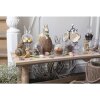 Clayre & Eef 6GL2508 Skleněný hrnec na králíka oválný 12x8x9 cm průhledný s víkem