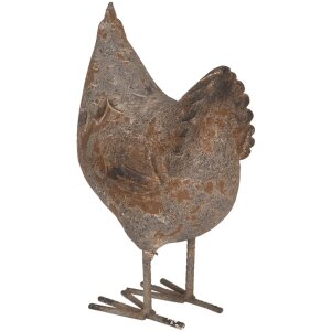 Dekorace kuře 13x9x20 cm - 6PR2611