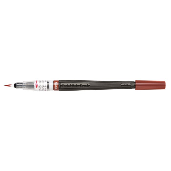 Pentel štětcové pero Akvarel COLOR hnědý 5 ml s nylonovým hrotem, opakovaně plnitelné