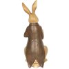 Dekorace králík na čtení 15x13x40 cm - 6PR2600