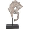Clayre & Eef Dekorace Socha koně šedá Polyresin 28x12x43 cm 6PR2652