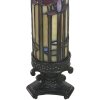 Stolní lampa Tiffany 13x13x46 cm 1x E14 max 25W