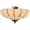 Stropní svítidlo Tiffany Ø 46x25 cm E27-2x60W
