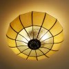 Stropní svítidlo Tiffany Ø 46x25 cm E27-2x60W