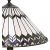 Stolní lampa Tiffany Ø 40x62 cm E27-max 2x60W