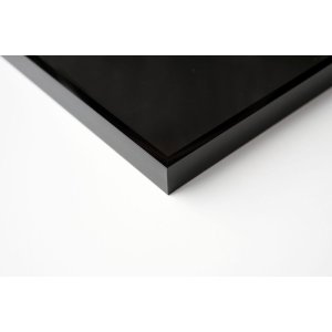 Hliníkový obrazový rám Nielsen Alpha 10x15 cm eloxovaný černý lesklý