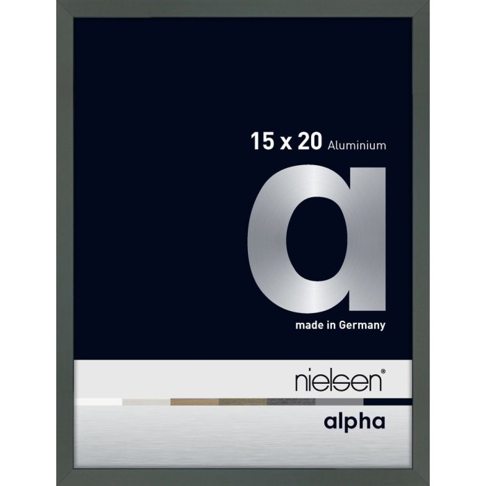 Hliníkový obrazový rám Nielsen Alpha 15x20 cm platina