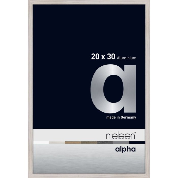 Hliníkový obrazový rám Nielsen Alpha 20x30 cm dub bílý