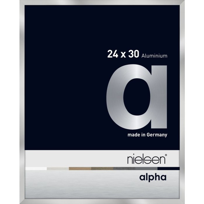 Hliníkový obrazový rám Nielsen Alpha 24x30 cm stříbrný