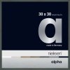 Hliníkový obrazový rám Nielsen Alpha 30x30 cm platina