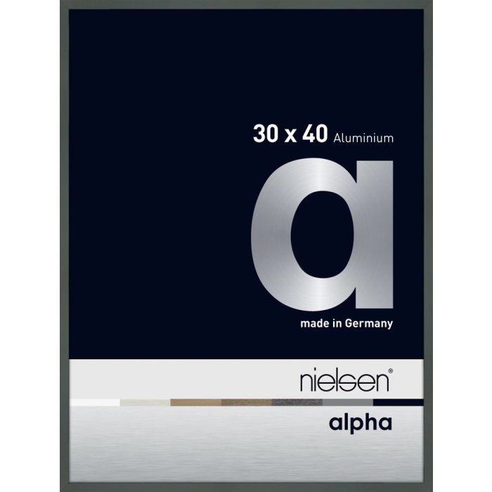 Hliníkový obrazový rám Nielsen Alpha 30x40 cm platina