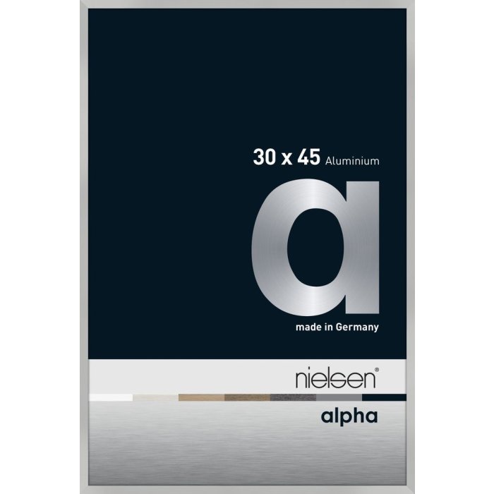 Hliníkový obrazový rám Nielsen Alpha 30x45 cm stříbrný matný