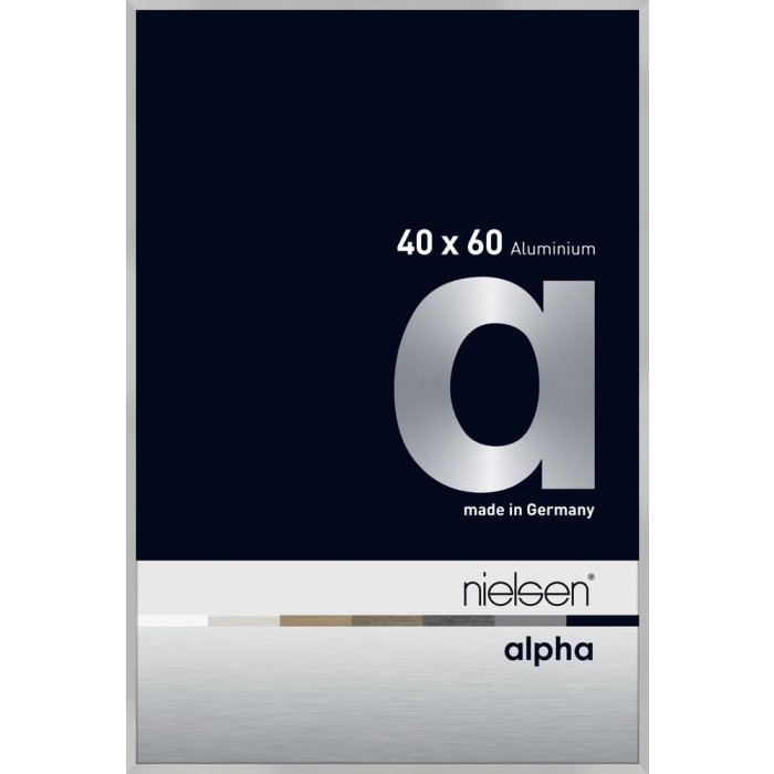 Hliníkový obrazový rám Nielsen Alpha 40x60 cm stříbrný matný