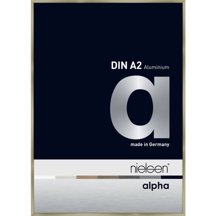 Hliníkový rám na obrazy Nielsen Alpha 42x59,4 cm z broušené nerezové oceli