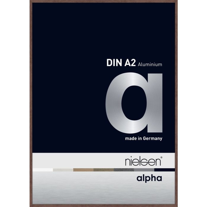 Hliníkový rám na obrazy Nielsen Alpha 42x59,4 cm wengé light