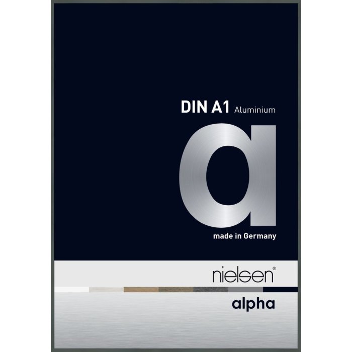 Hliníkový obrazový rám Nielsen Alpha 59,4x84,1 cm platina