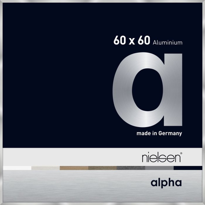Hliníkový obrazový rám Nielsen Alpha 60x60 cm stříbrný