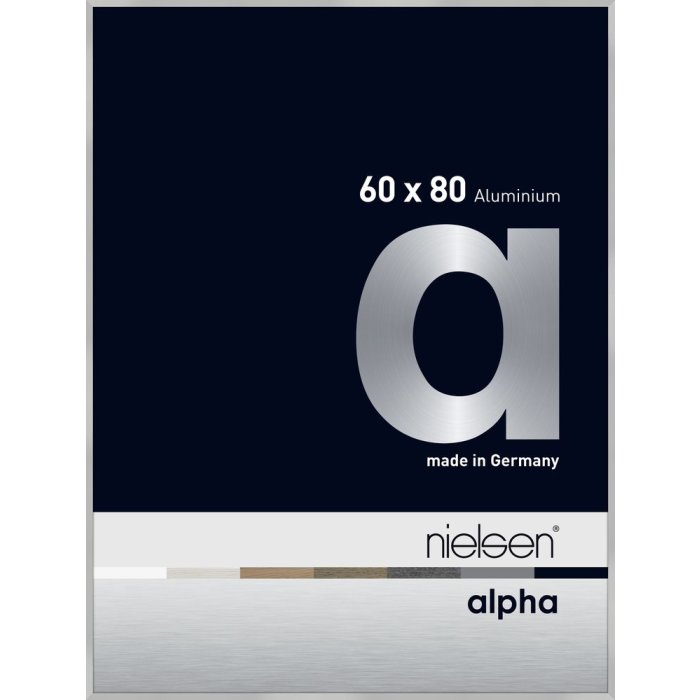 Hliníkový obrazový rám Nielsen Alpha 60x80 cm stříbrný matný