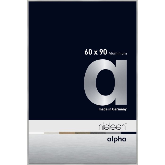 Hliníkový obrazový rám Nielsen Alpha 60x90 cm stříbrný matný