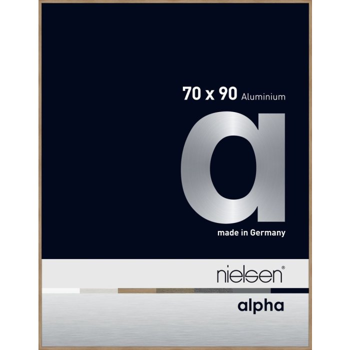Hliníkový obrazový rám Nielsen Alpha 70x90 cm dub