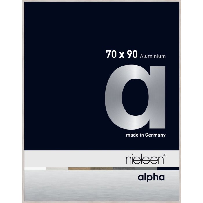 Hliníkový obrazový rám Nielsen Alpha 70x90 cm dub bílý