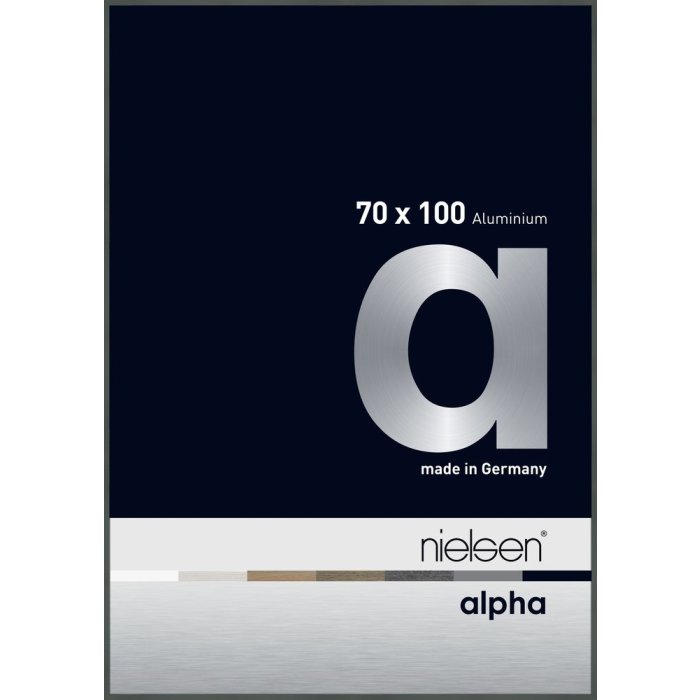 Hliníkový obrazový rám Nielsen Alpha 70x100 cm platina