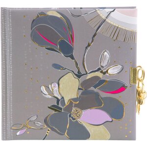 Goldbuch diář Magnolia taupe 16,5x16,5 cm 96 bílých stran