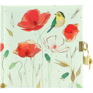 Diář Něžné květiny 16,5x16,5 cm