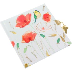 Diář Něžné květiny 16,5x16,5 cm