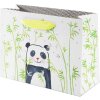 Goldbuch dárková taška Panda art paper 18x10x25 cm s popruhem na přenášení