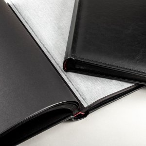 Walther Fotoalbum Deluxe černé 26x25 cm 50 černých stran