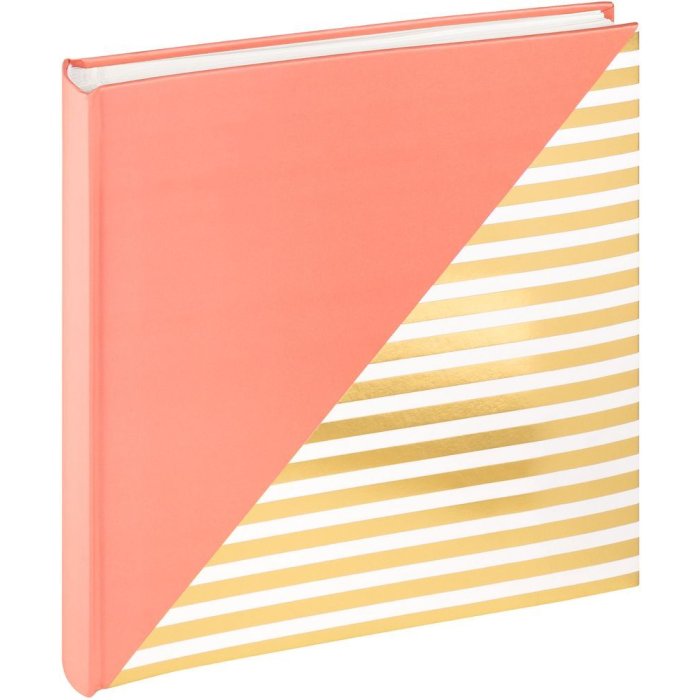 Walther fotoalbum Unite lososově růžové 26x25 cm 50 bílých stran