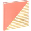 Walther fotoalbum Unite lososově růžové 26x25 cm 50 bílých stran