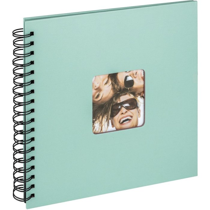 Spirálové album Walther Fun mint green 26x25 cm 40 černých stran