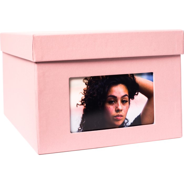 HNFD XL fotobox Kandra 700 fotografií 15x20 cm růžový