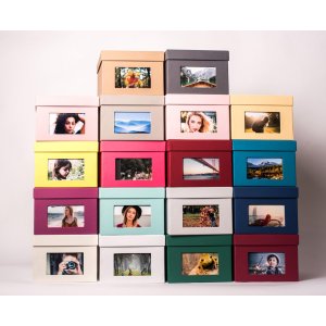 HNFD XL fotobox Kandra 700 fotografií 15x20 cm růžový