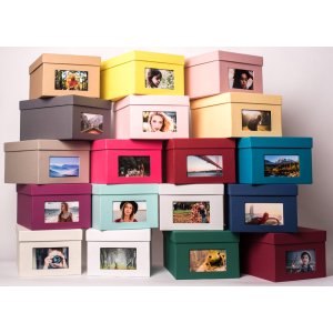HNFD XL fotobox Kandra 700 fotografií 15x20 cm růžový