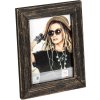 Dřevěný fotorámeček Lou 15x20 cm černý