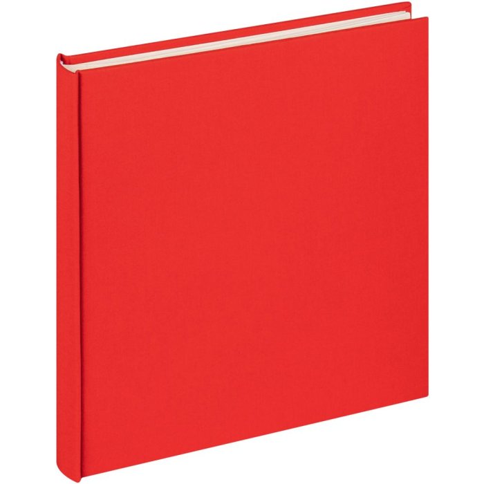 Walther fotoalbum Látkové červené 26x25 cm 40 bílých stran